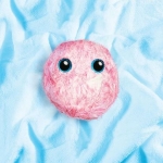 Плюшено животинче fur balls розово